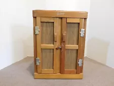 Vintage Vogue Ginny Doll Wardrobe Closet with Label- Wood & Cardboard