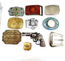 Up For Auction A Nice 10 Belt Buckle Lot. Lot 33