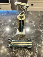 Winning Pinewood BSA Derby Car with 3 Wheel Contact and Other Winning Features