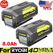 1-4Pack For Ryobi 40Volt 8.0Ah Battery High Capacity Lithium ion OP4050 OP40602