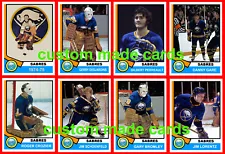 BUFFALO SABRES Like 1974-75 Set Style CUSTOM MADE Hockey Cards YOU PICK