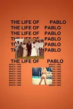 Kanye West The Life Of Pablo Rap HipHop Print Wall Art Home Decor - POSTER 20x30