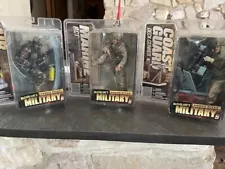 MCFARLANE'S MILITARY SERIES 5 3 FIGURE LOT- NIB NEW