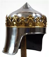 King Richard Lion heart CROWN HELMET ARMOR * Big Sale Offer Independence Day *