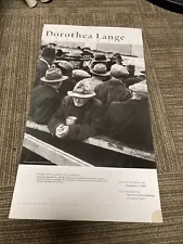 Dorothea Lange Fellowship photograph Poster UC Berkley 2003