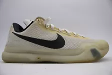 Nike Kobe X 10 Fundamentals Men's Size 14 White Black Low Bryant 705317-100