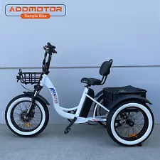 Used Electric Tricycle for Adults 85MI Long Range 750W 48V 20Ah M330 E-Trike