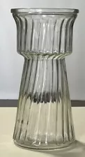 Glass Amaryllis Bulb Forcing Vase 8 1/2" Tall ~ Hoosier 4088