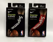 Supreme x Nike NBA Shooting Sleeves (RED) - L/XL - Authentic, Rare, Brand New