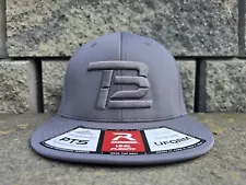 Tom Brady TB12 Fitted Cap | RARE STEALTH GREY | NFL | New England Patriots