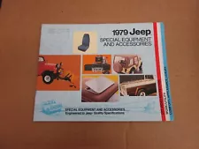 1979 Jeep Cherokee CJ-7 Wagoneer Accessories sales brochure 24 pg ORIGINAL