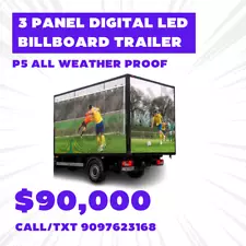 LED billboard screens for truck FOR SALE (Complete LED system w/ generators)