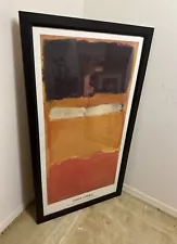 Framed Mark Rothko “Tel Aviv Museum of Art” Poster - Iconic Abstract Art