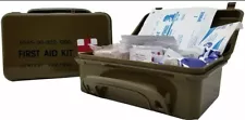 NEW Elite First Aid Military Style 8 Person 1st Aid Kit In Waterproof Box Case