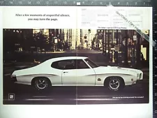 1970 Pontiac GTO ram air hood tach rally II ad right fender door 1/4 panel shot