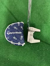 New - Left Handed TaylorMade TP Hydro Blast Bandon #3 34 Inch Mallet Putter