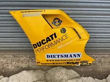 DUCATI 748 916 996 998 LEFT HAND FAIRING MID AND FAIRING LOWER YELLOW