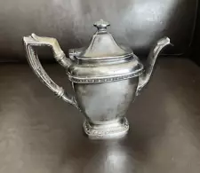 VTG. SILVER PLATED TEA POT FROM THE ROOSEVELT HOTEL NEW YORK