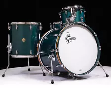 Gretsch USA Custom 4pc Cadillac Green Gloss w/Gold Sparkle Inlay