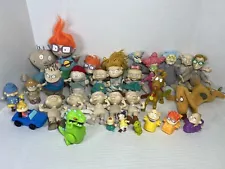 LOT Nickelodeon RUGRATS Action Figure Toys Doll Plush 90s Mattel Applause Viacom