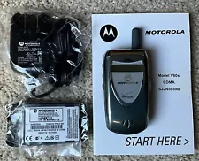 Motorola V60 S - Gray ( Verizon ) Cellular Flip Phone BRAND NEW IN BOX