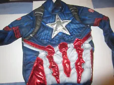 CAPTAIN AMERICA SMALL HALLOWEEN COSTUME-PRE-OWNED