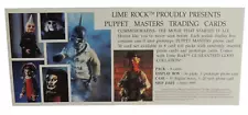 Puppet Master Trading Card Dealer Sell Sheet Sale Ad 1995 - Lime Rock - 1/3 Page