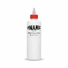 Dynamic Tattoo Ink: Black, Triple Black, White, Triple& Heavy White (1oz & 8oz)