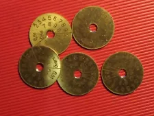 Swedish Brass stock disc for Mauser M38 M96 M94 M41 mm