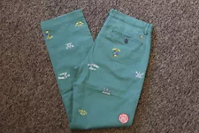 ~SAMPLE~ Polo Ralph Lauren Bronx Lions STRETCH STRAIGHT FIT Chino Pants 32 x 31