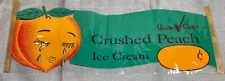 Vintage Quality Chekd Ice Cream Advertising sign-for Store Cooler-UNUSED RARE!