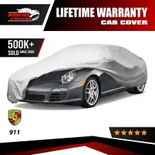 Porsche 911 4 Layer Car Cover Fitted In Out door Water Proof Rain Snow Sun Dust