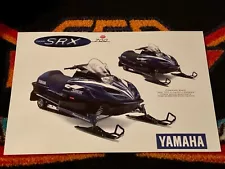 ð ‘98 YAMAHA SRX 700 Snowmobile Poster semi vintage sled (FACTORY CUSTOM BUILT)