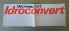 FIAT IDROCONVERT for 850 & 125 orig 1970s Euro Mkt Sales Brochure