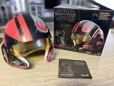 Star Wars The Black Series Poe Dameron Electronic Helmet Disney Hasbro NWB