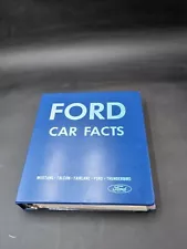 1968 Ford Car Fact Dealer Showroom Album Book Mustang Thunderbird Sales Feature