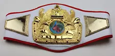 Title Boxing World Championship Full Size Replica Leather / Metal Fighting Belt