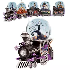 Nightmare Before Christmas ALL ABOARD FOR HALLOWEEN Glitter Globe Music Train #1