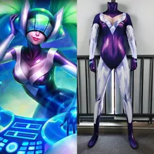 League of Legends Costume Cosplay DJ Sona Bodysuit For Kids Adult Handmade