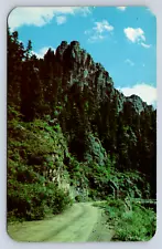 Vintage Postcard Cliffs Phantom Canyon Canon Cripple Creek Pikes Peak Royal Gorg