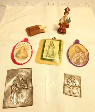 Antique Catholic Religious Items Scapulars