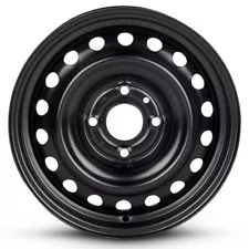 Open Box 15" Black Steel Wheel For 2004-2006 Hyundai Elantra (For: 2006 Hyundai Elantra)