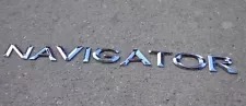 Lincoln Navigator emblem letters badge decal logo OEM Factory Genuine Stock