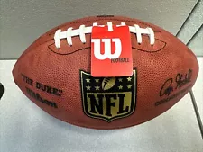 Wilson "The Duke" Official NFL Authentic Game Ball Leather Football