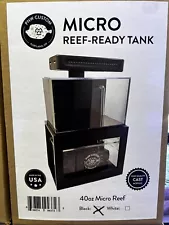 Micro Reef Ready Tank (0.3 Gallon) Standard (BLACK) - PNW Customs