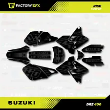 Blackout Rise Racing Graphic Kit fit Suzuki Drz400 Drz 400 Drz400sm 400sm black