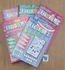 =Dell Penny Press Puzzle books Jumble 5 Books 5 =