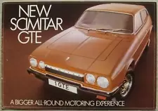 RELIANT SCIMITAR GTE Car Sales Brochure For 1976