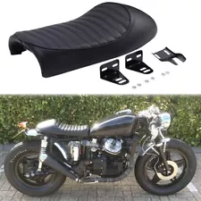 Motorcycle Cafe Racer Seats Brat Hump Saddle For Honda CB Dyna Suzuki GS Yamaha