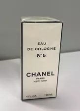 NIB SEALED! RARE VINTAGE 90s CHANEL No 5 EAU DE COLOGNE 118 ML /4 FL. OZ.